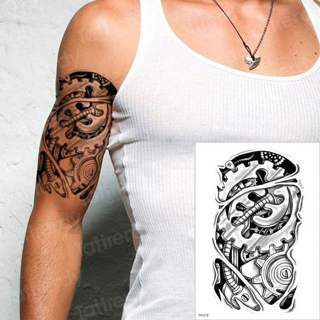 Temporary tattoos Women or Men LARGE assorted selection No. 4