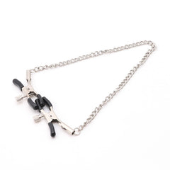 Nipple clamps adjustable with chain