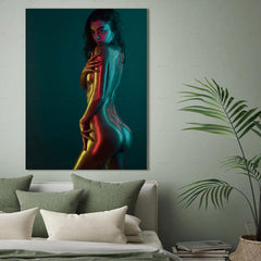 Sultry Latina. Portrait printed to canvas 3 in a series of 5