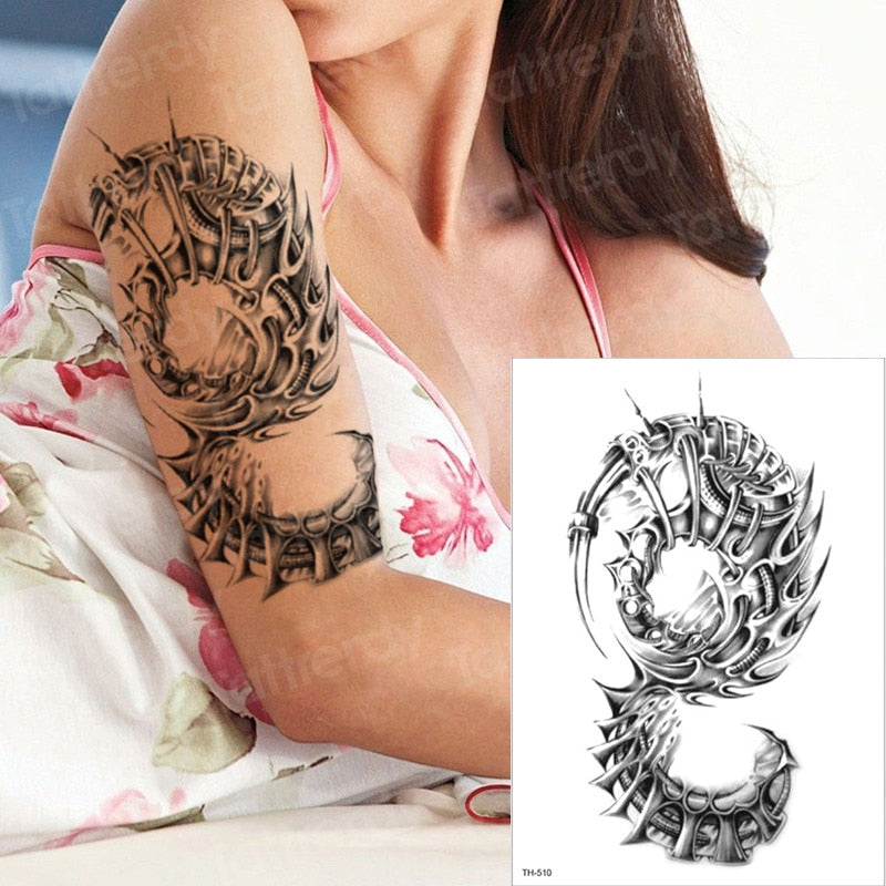 Temporary tattoos Women or Men LARGE assorted selection No. 4