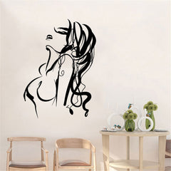 Wall silhouette sticker made of PVC. Image 29