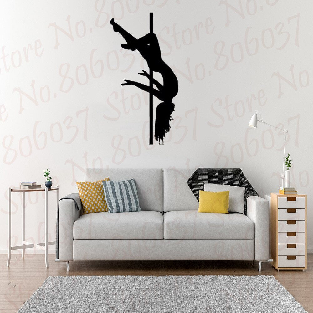 Wall silhouette sticker made of PVC. Image 18