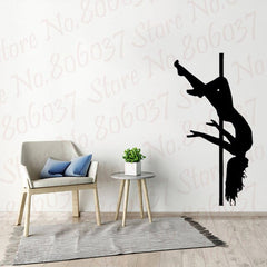 Wall silhouette sticker made of PVC. Image 18