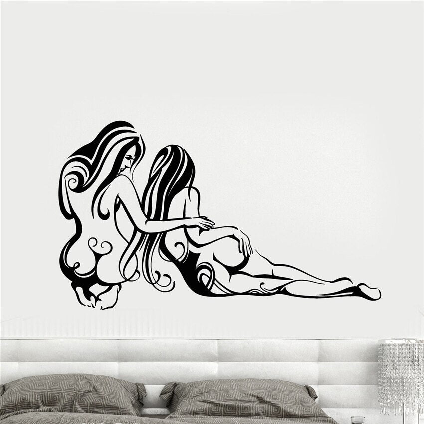 Wall silhouette sticker made of PVC. Image 9