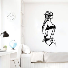 Wall silhouette sticker made of PVC. Image 7