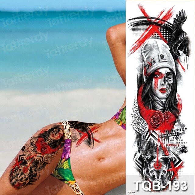 Temporary tattoos Women or Men LARGE assorted selection No. 3