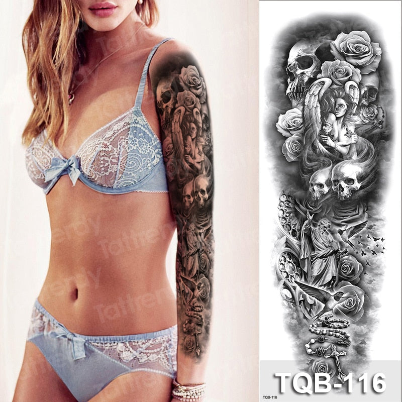 Temporary tattoos Women or Men LARGE assorted selection No. 3