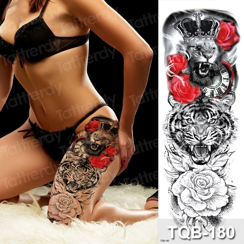 Temporary tattoos Women or Men LARGE assorted selection No. 3