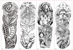 Temporary tattoos Women or Men LARGE assorted selection No. 2