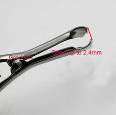 Nostril speculum stainless steel for BDSM and medical fetish